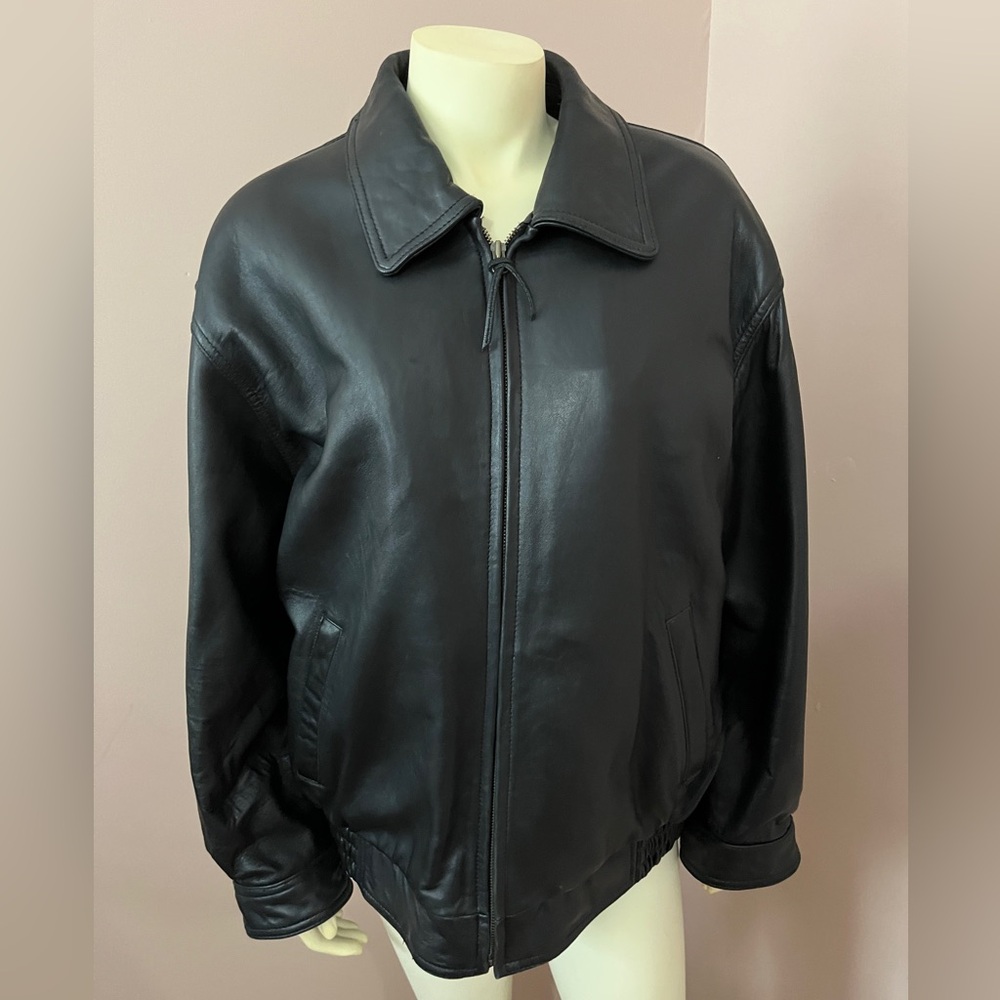 Men’s Black Leather Jacket